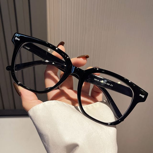 Light Blocking Glasses Square Blue