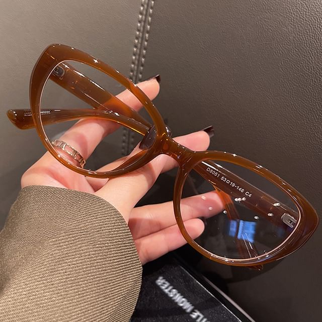 Light Blue Blocking Glasses Eye Cat