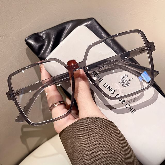 Blocking Square Glasses Blue Light