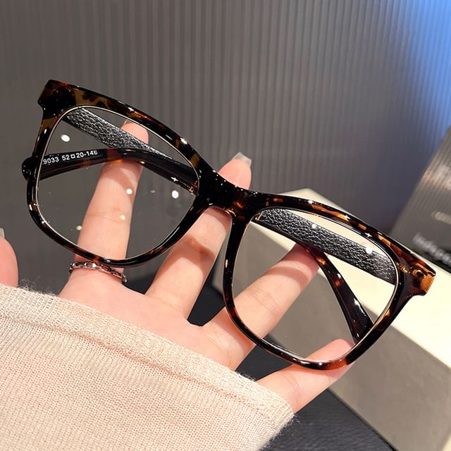 Blue Square Glasses Blocking Light