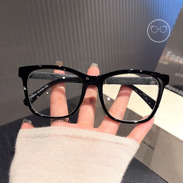 Blue Square Glasses Blocking Light