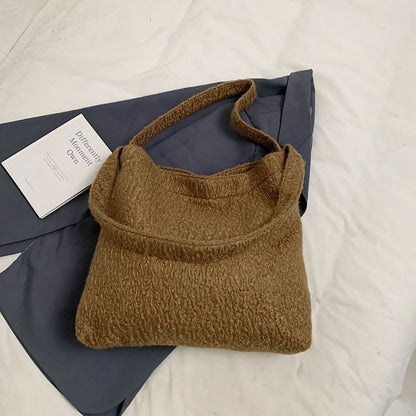 Plain Woolen Tote Bag