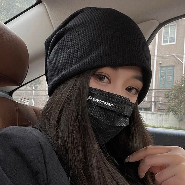 Cuffed / Slouchy Plain Beanie