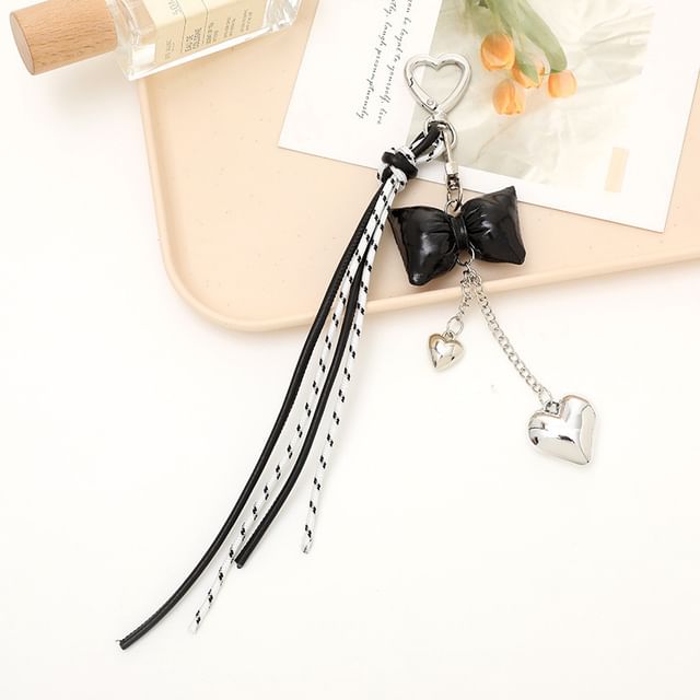 Padded Charm Bow Phone Knotted