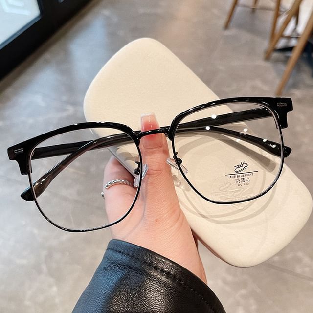 Frame Eyeglasses Half Square