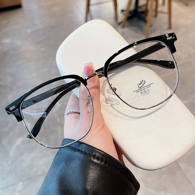 Frame Eyeglasses Half Square