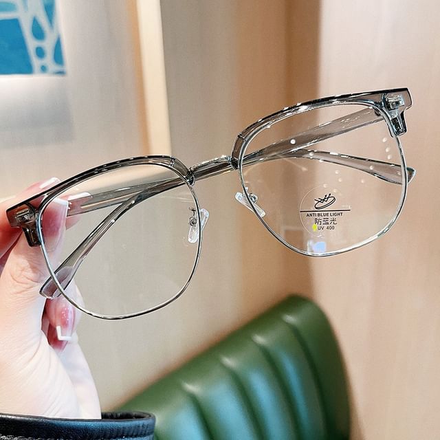 Frame Eyeglasses Half Square