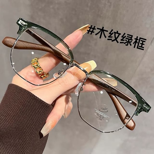 Frame Eyeglasses Square Half