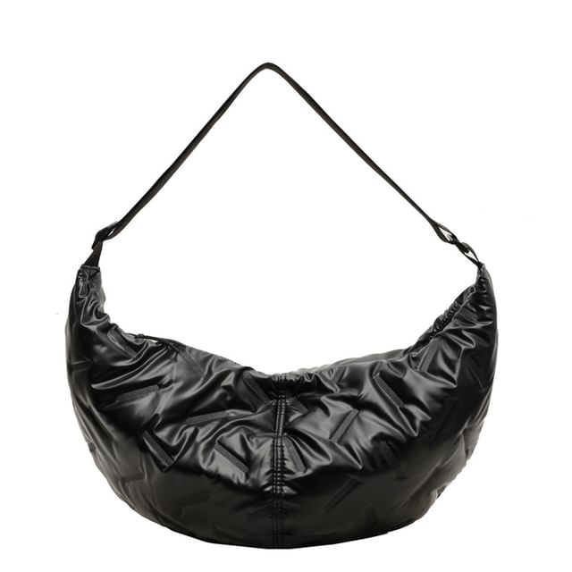 Plain Padded Crossbody Bag
