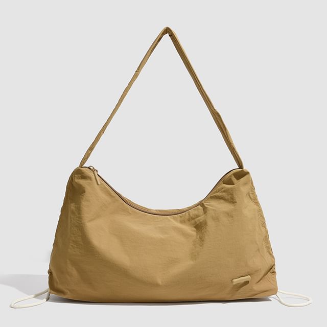 Plain Drawstring Lightweight Tote Bag