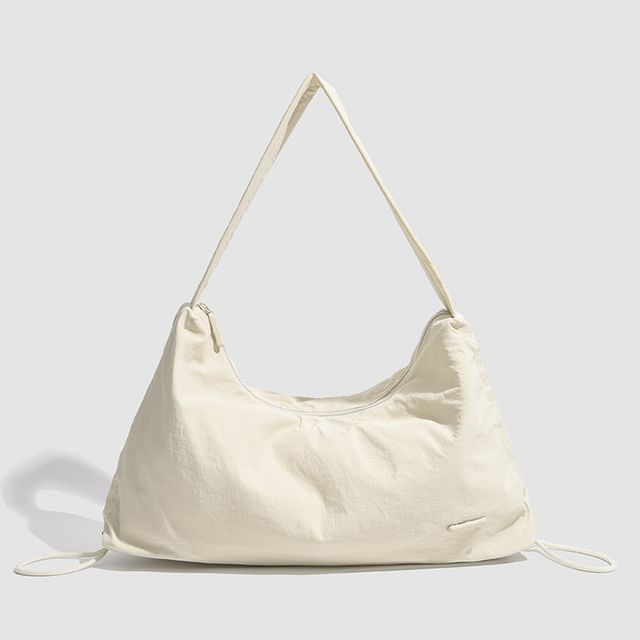 Plain Drawstring Lightweight Tote Bag