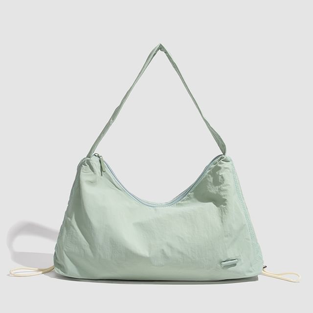 Plain Drawstring Lightweight Tote Bag