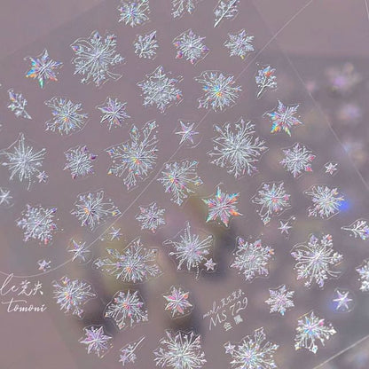 Snowflake Nail Art Stickers