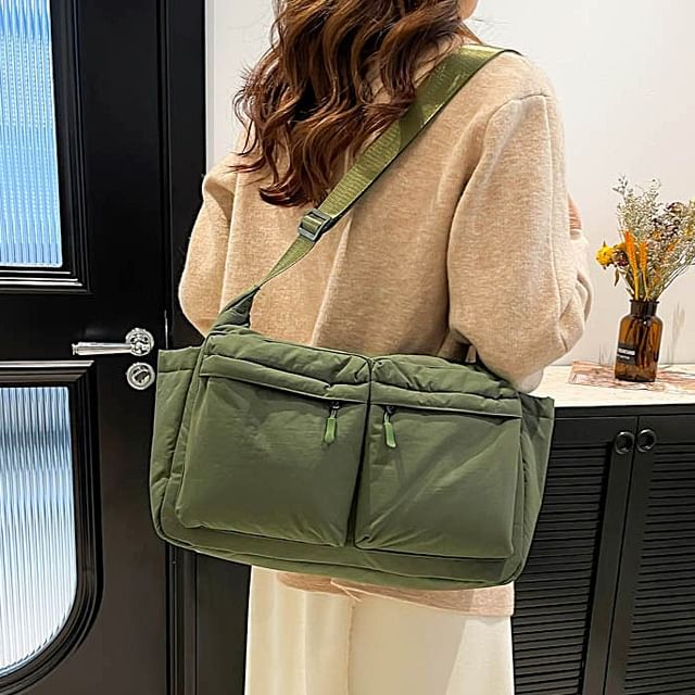 Messenger Plain Nylon Bag