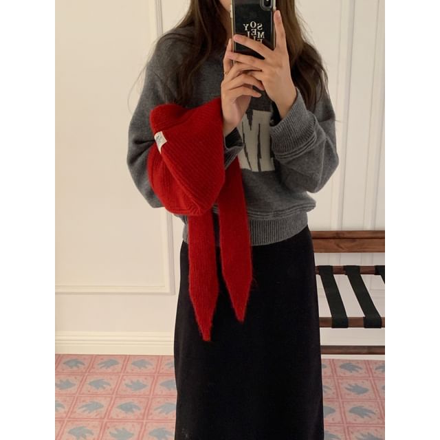 Wool Applique Balaclava