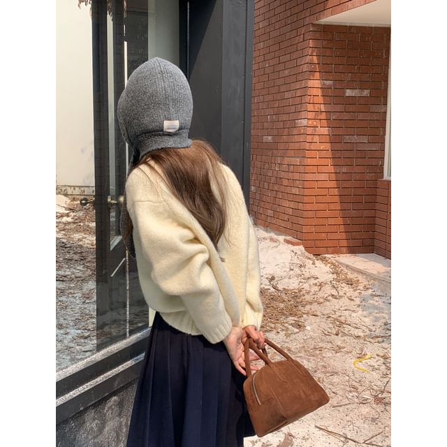 Wool Applique Balaclava