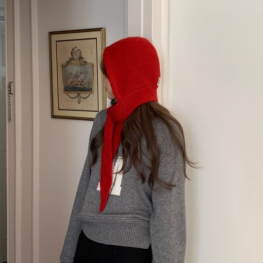 Wool Applique Balaclava