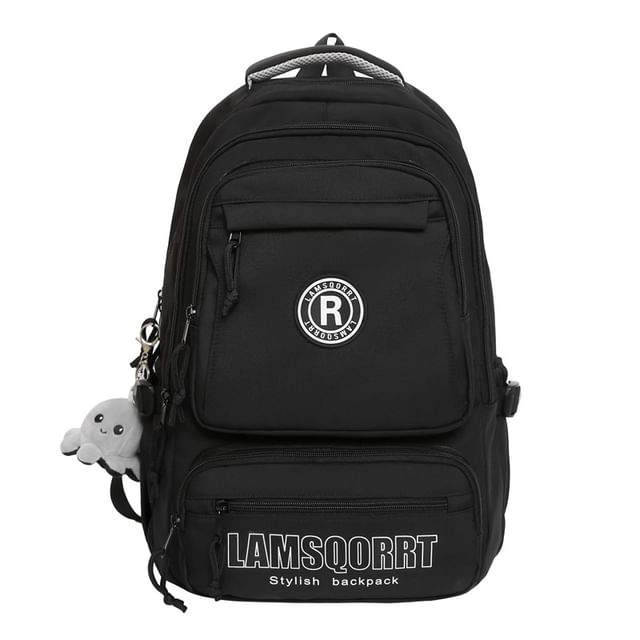 Lettering Backpack Nylon