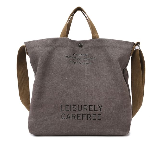 Canvas Bag Lettering Tote