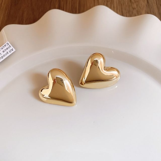 / Hoop Stud Alloy Earring