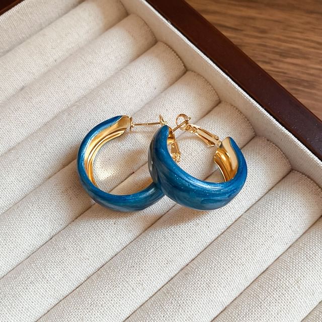 Earring Hoop Glitter