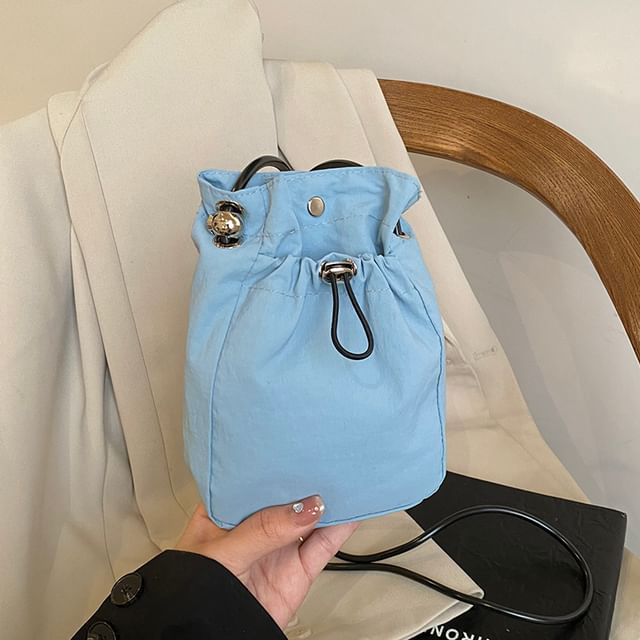 Bucket Plain Drawstring Bag