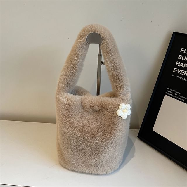 Bag Bucket Accent Fluffy Floral