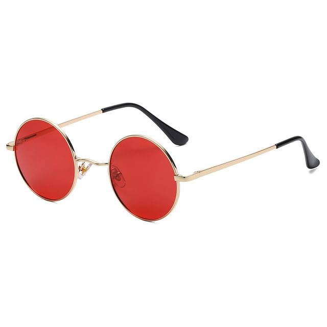 Frame Round Metal Sunglasses