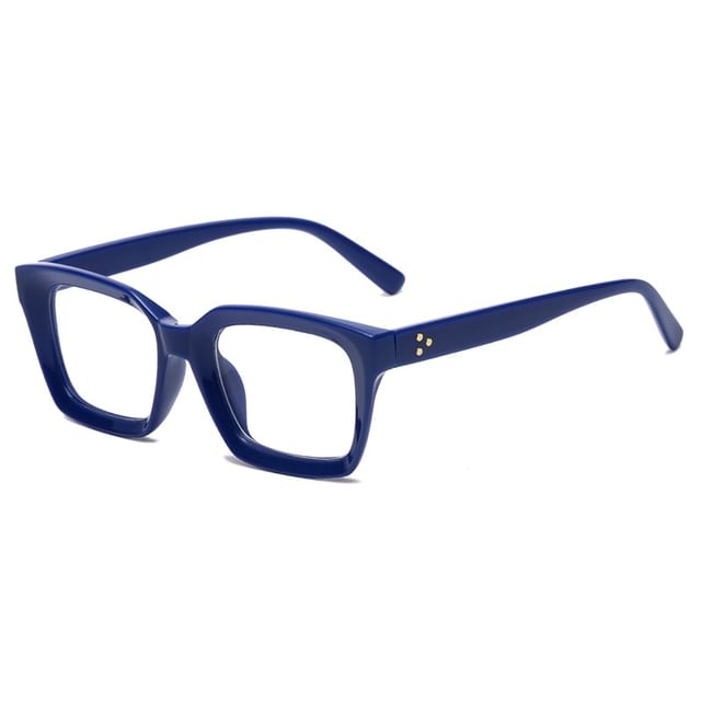 Resin Light Square Blue Eyeglasses Blocking