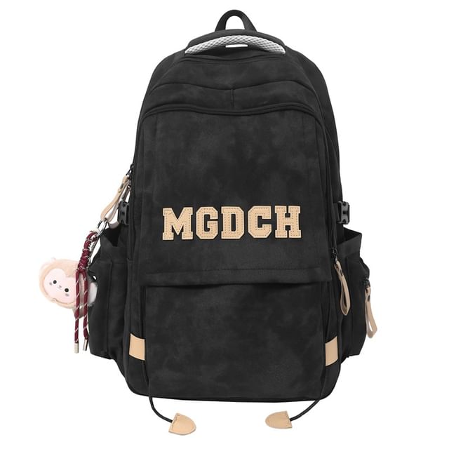 Tie Dye Applique Set Nylon Backpack Lettering / Laptop Bag Charm