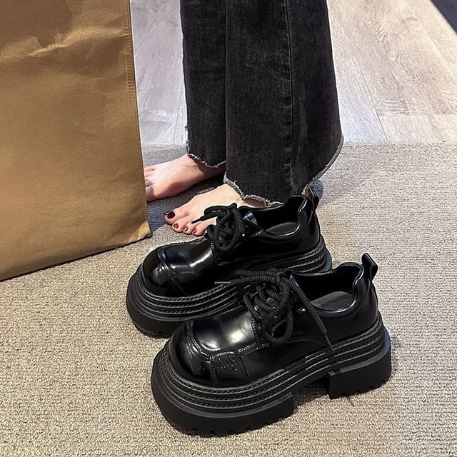 Platform Up Shoes Lace