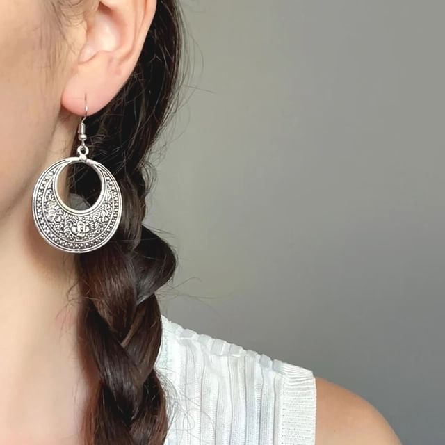 Clip-On / Geometry Drop Earring