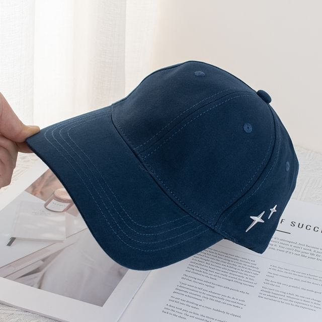 Applique Baseball Star Cap