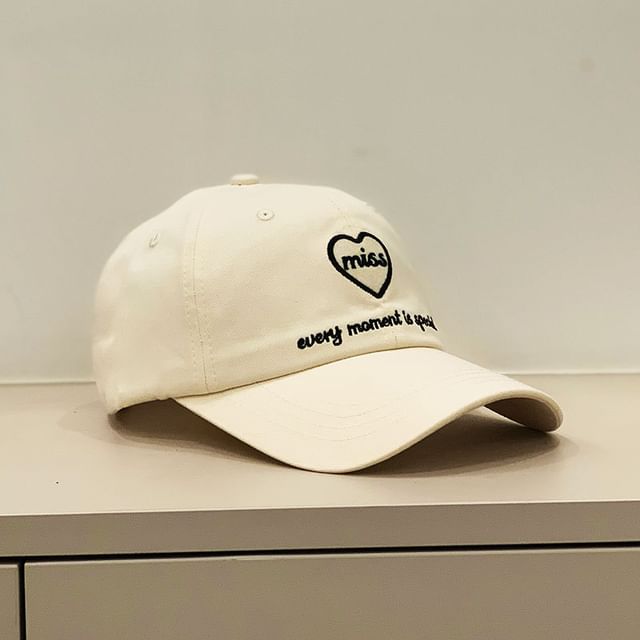 Cap Embroidered Heart