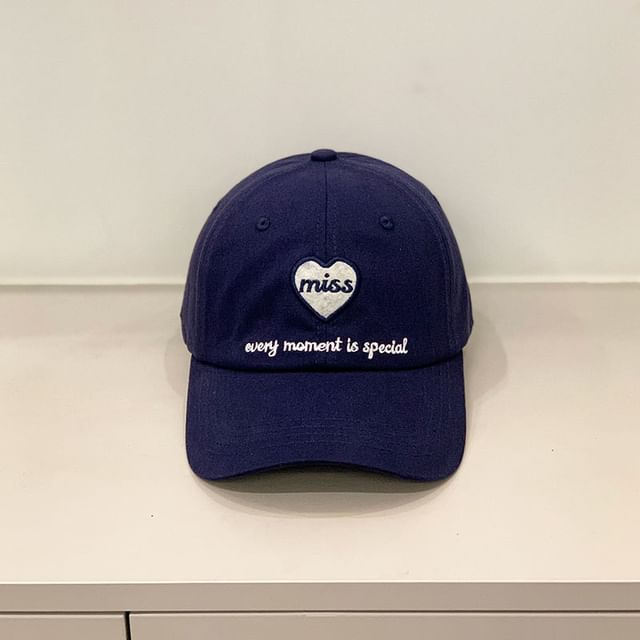 Cap Embroidered Heart