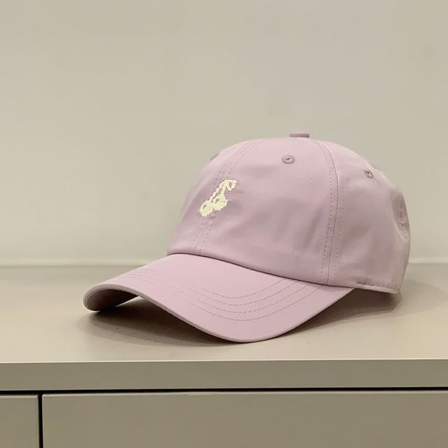 Embroidered Cap Cherry