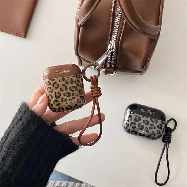 Skin AirPods Print Earphone Leopard / Case Pro