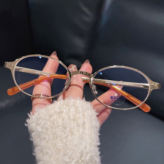 Glasses Blocking Oval Blue Light
