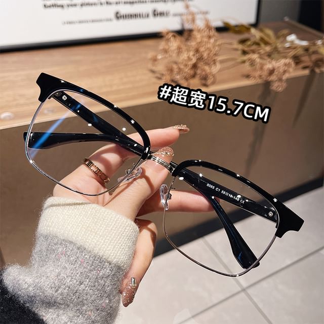 Blue Glasses Blocking Light Square