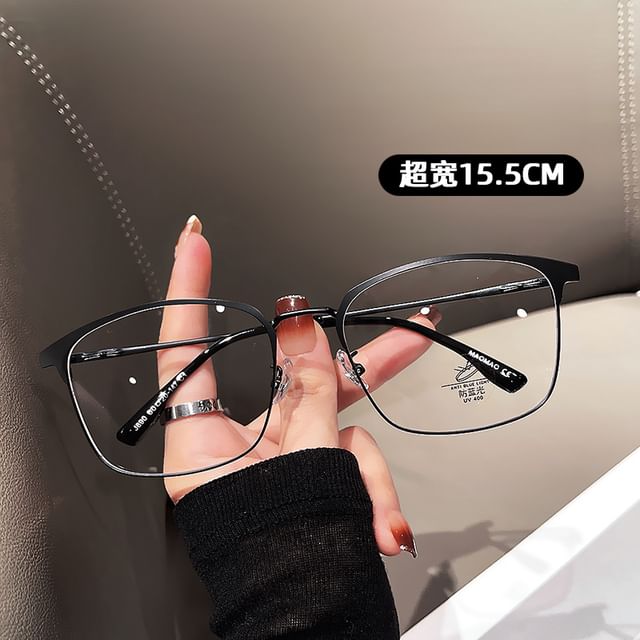 Glasses Square Light Blue Blocking