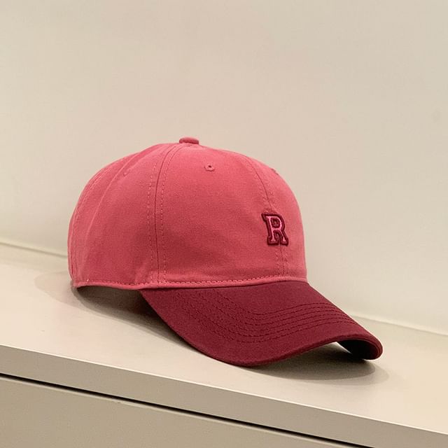 Baseball Tone Two Lettering Embroidered Cap