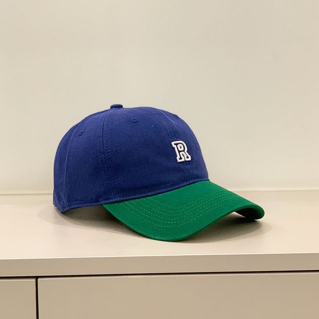 Baseball Tone Two Lettering Embroidered Cap