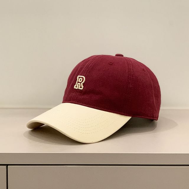 Baseball Tone Two Lettering Embroidered Cap