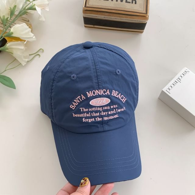 Baseball Embroidered Cap Letter