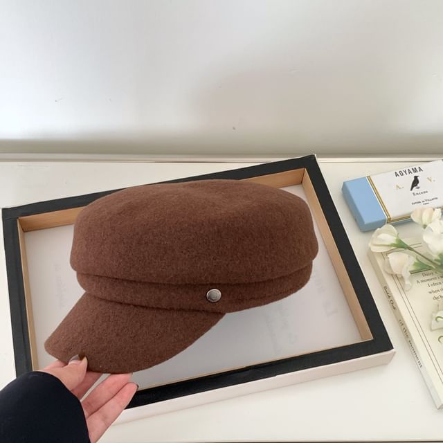 Cap Newsboy Buttoned