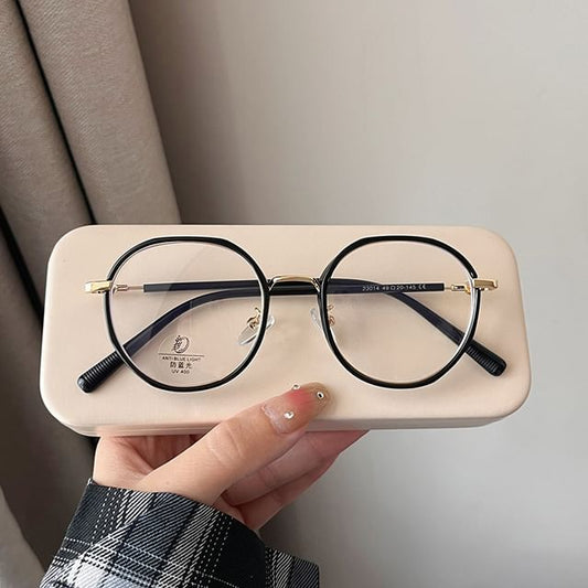 Thin Round Frame Eyeglasses