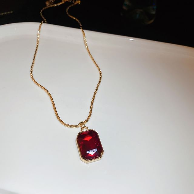 Pendant / Necklace Drop Rhinestone Hoop Earring