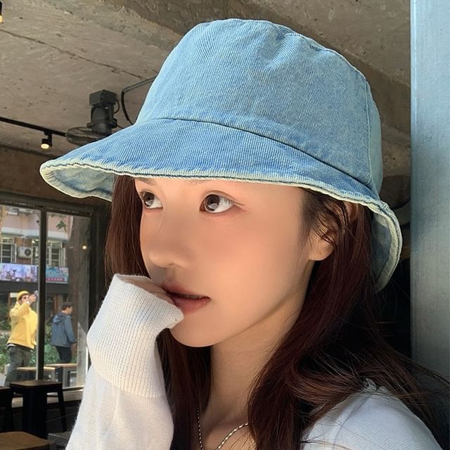 Denim Bucket Hat Washed