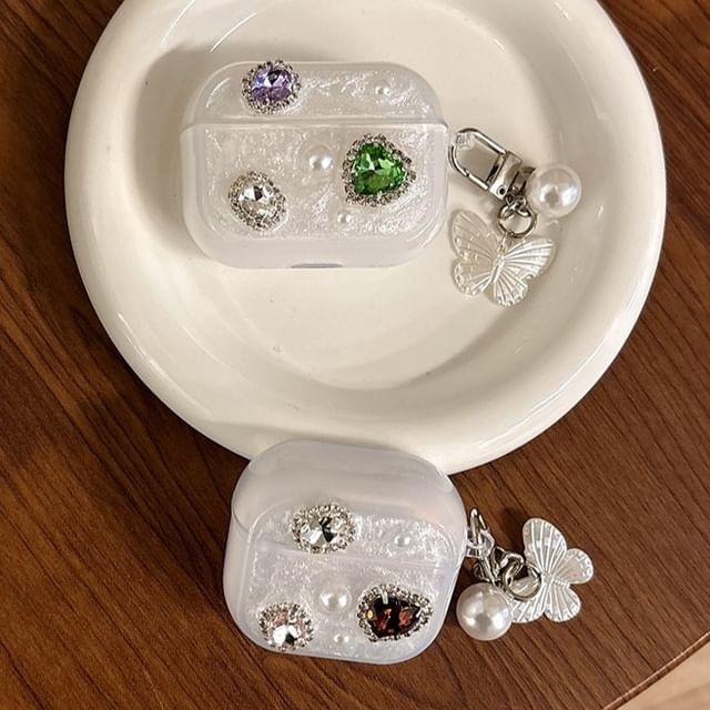 with Rhinestone AirPods / Case Pro Skin Charm Earphone