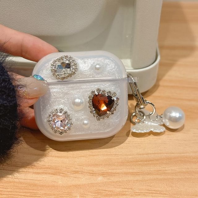 with Rhinestone AirPods / Case Pro Skin Charm Earphone